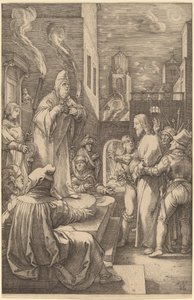 Kristus před Kaifášem od Hendrik Goltzius