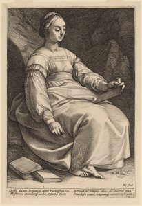 Clio od Hendrik Goltzius