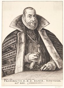 Dánsky: Frederik II, král Dánska a Norska od Hendrik Goltzius