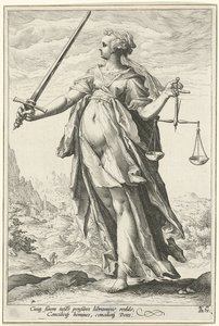 Spravedlnost Spravedlnost od Hendrik Goltzius