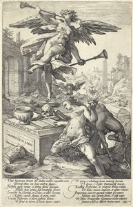 Sláva a historie, od Roman Heroes, 1586 od Hendrik Goltzius