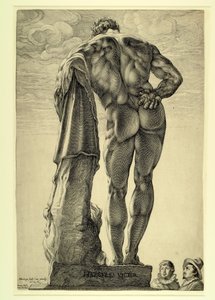 Farnese Hercules od Hendrik Goltzius