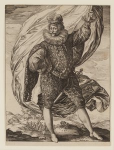 Vlajkonoš Gerrit Pieters Ruicharer od Hendrik Goltzius