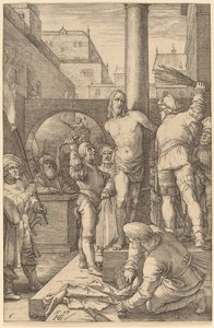 Bičování Krista od Hendrik Goltzius