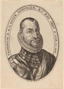 Frederick II, král dánský a norský od Hendrik Goltzius