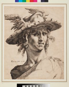 Hlava Merkuru od Hendrik Goltzius
