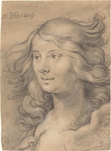 Hlava sirény od Hendrik Goltzius