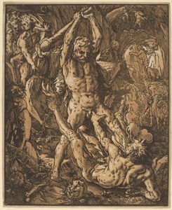 Hercules Killing Cacus od Hendrik Goltzius