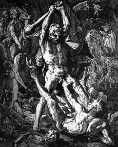 Herkules a Kakus od Hendrik Goltzius