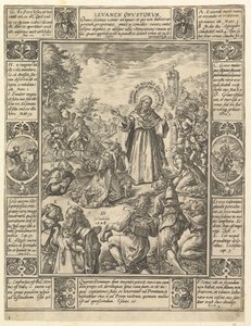Levamen Onostrorum, z Alegorií křesťanské víry, z křesťanských a profánních všech..., 1604. od Hendrik Goltzius