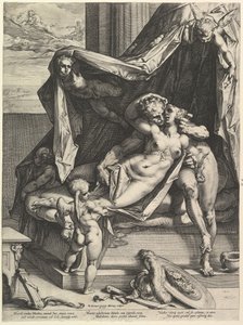 Mars a Venuše, 1588. od Hendrik Goltzius