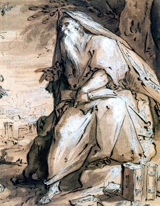 Prorok, c1600 od Hendrik Goltzius