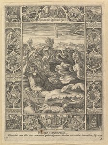 Punitio Malorum, z Alegorií křesťanské víry, z Christian and Profane Allego....n.d. od Hendrik Goltzius