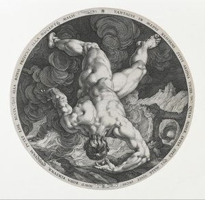 Tantalus od Hendrik Goltzius