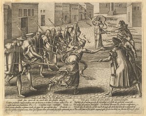 The Abuses of the Law, deska 7.n.d. od Hendrik Goltzius