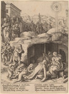 Klanění tří králů od Hendrik Goltzius