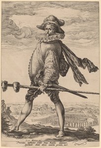 Kapitán pěchoty od Hendrik Goltzius