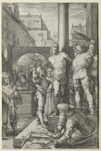 Bičování z Umučení. od Hendrik Goltzius