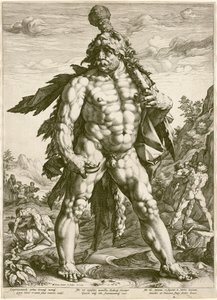 Velký Herkules od Hendrik Goltzius