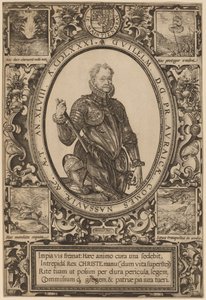 William, hrabě z Nassau, princ Oranžský od Hendrik Goltzius