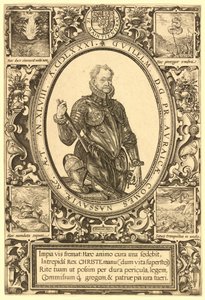 William, hrabě z Nassau, princ Oranžský od Hendrik Goltzius