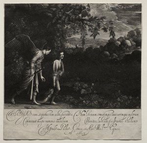 Tobias and the Angel (velký talíř)