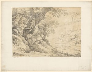 Zarostlé skály Tentamina Lithographica (název série) Italské krajiny (název série)