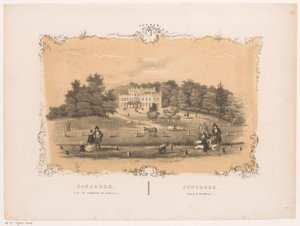 Pohled na panství Sonsbeek Sonsbeek (poblíž Arnhemu) (název na objektu) Arnhem (název série na objektu)