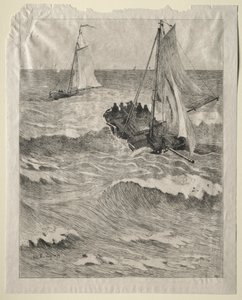 Námořní scéna, 1879.