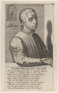Roger van der Weyden mladší, , kolem 1610 (rytina) od Hendrik the Elder Hondius