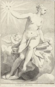 Sedící alegorická ženská postava od Hendrik van Limborch