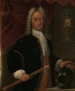 Diederik van Darven (1729-1730) Portrét Diederika van Durvena, generálního guvernéra Nizozemské východní Indie od Hendrik van den Bosch