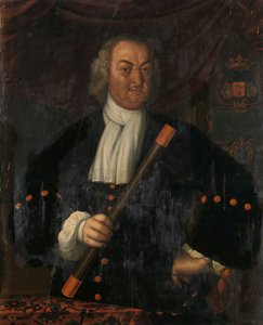 Hendrik Swaardecroon (1718-1725) Portrét Hendrika Swaardecroona (Hendrick Zwaardecroon), generálního guvernéra Nizozemské východní Indie od Hendrik van den Bosch