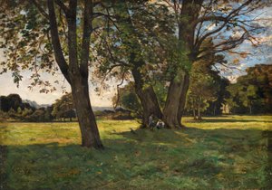 Venkovská scéna od Henri-Joseph Harpignies