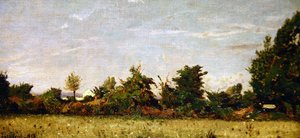 Krajina s chatou od Henri-Joseph Harpignies