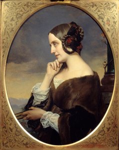 Portrét Marie de Flavigny (1805-1876) hraběnka d