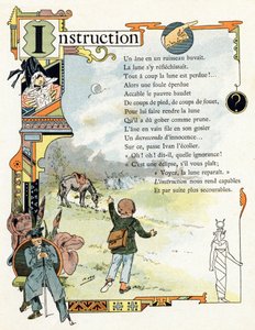 Illustration für "Alphabet der guten Beispiele", ca. 1890