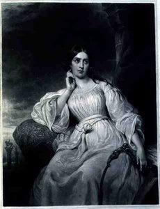 Madame Malibran v roli Desdemony, vyryl Charles Turner (1773-1857), kolem 30. let 19. století (rytina) od Henri (after) Decaisne