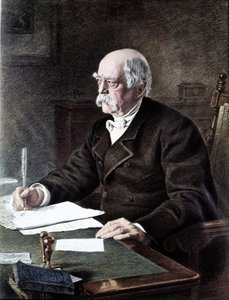 Otto, princ von Bismarck (1815 - 1898), německý státník podle obrazu Všech svatých