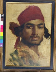 Gitano, vedoucí studie od Henri Alexandre Georges Regnault