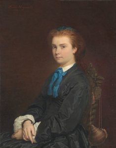 Portrét mladé ženy, 1863 od Henri Alexandre Georges Regnault