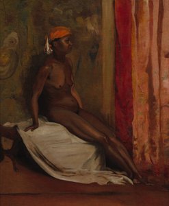 Sedící africká žena od Henri Alexandre Georges Regnault