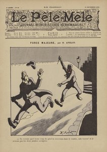 vyšší moc. Ilustrace pro Le Pele-Mele, 1902