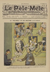 Pele-Mele a předkové. Ilustrace pro Le Pele-Mele, 1902