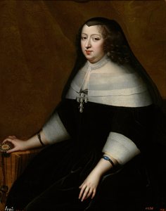 Portrét Anny Rakouské (Rakousko) (1601-1666) - Henri Beaubrun (1603-1677), cca 1659 - Olej na plátně