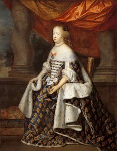 Portrét Marie Terezie Španělské 1638-1683 jako francouzské královny