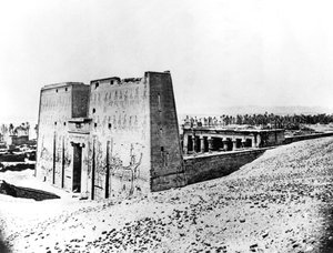 Edfu, Núbie, Egypt, 1887