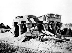 Chrám Ombos, Núbie, Egypt, 1887