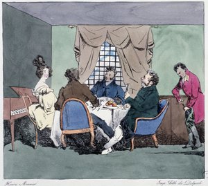 Bankroty – v „“Předtím a dnes““ od Henriho Monniera, ed. Delpech, Paříž od Henri Bonaventure Monnier