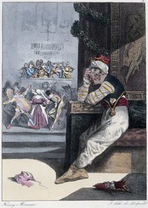 Le Carnival: „“Každý si najde své potěšení tam, kde ho najde““ – v „“Les pastemps““ od Henriho Monniera, ed. Delpech, Paříž od Henri Bonaventure Monnier